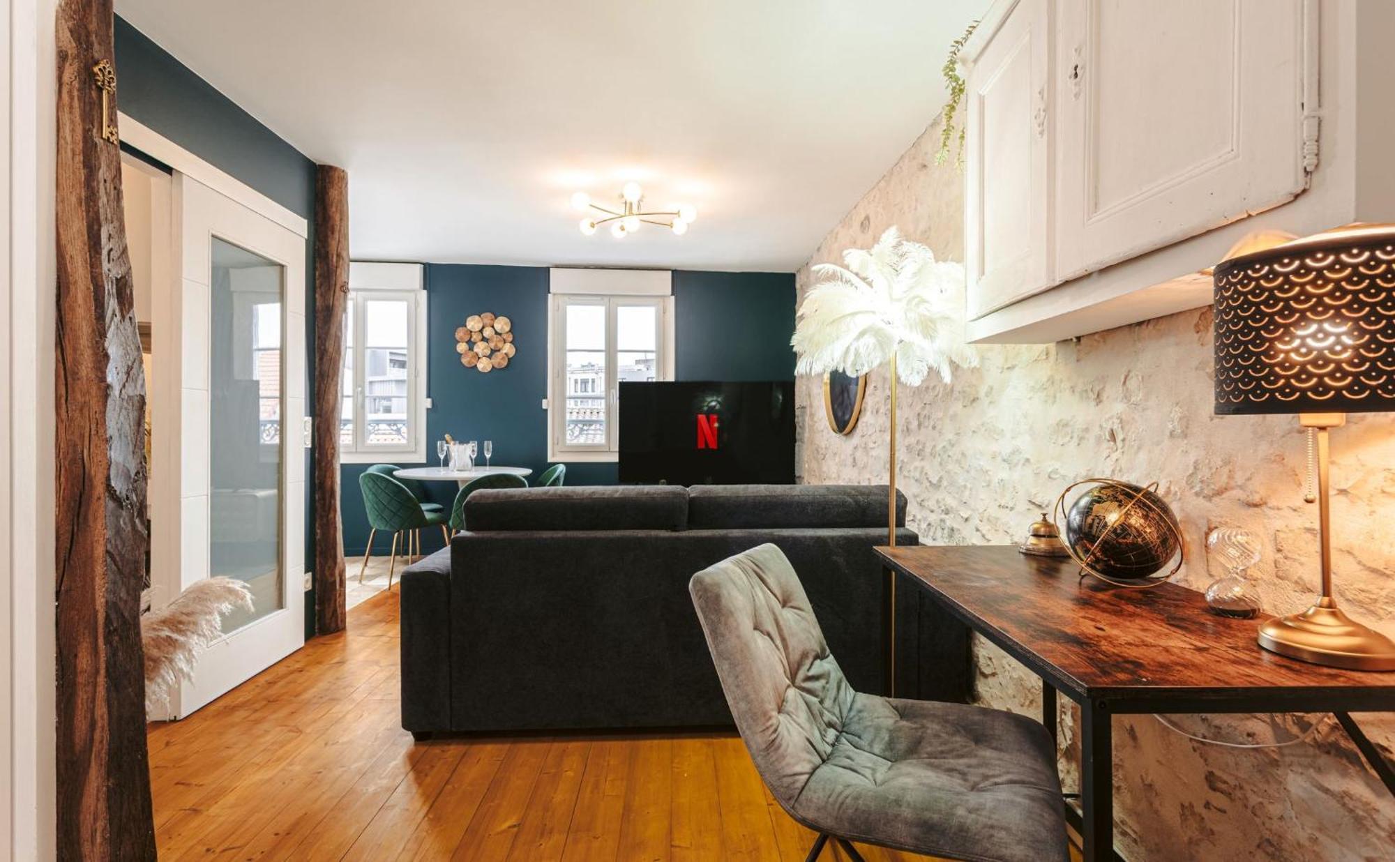 Gatsby - Elegant, Central, Fibre, Tv 4K, Netflix, Literie Confortable La Rochelle  Exteriér fotografie