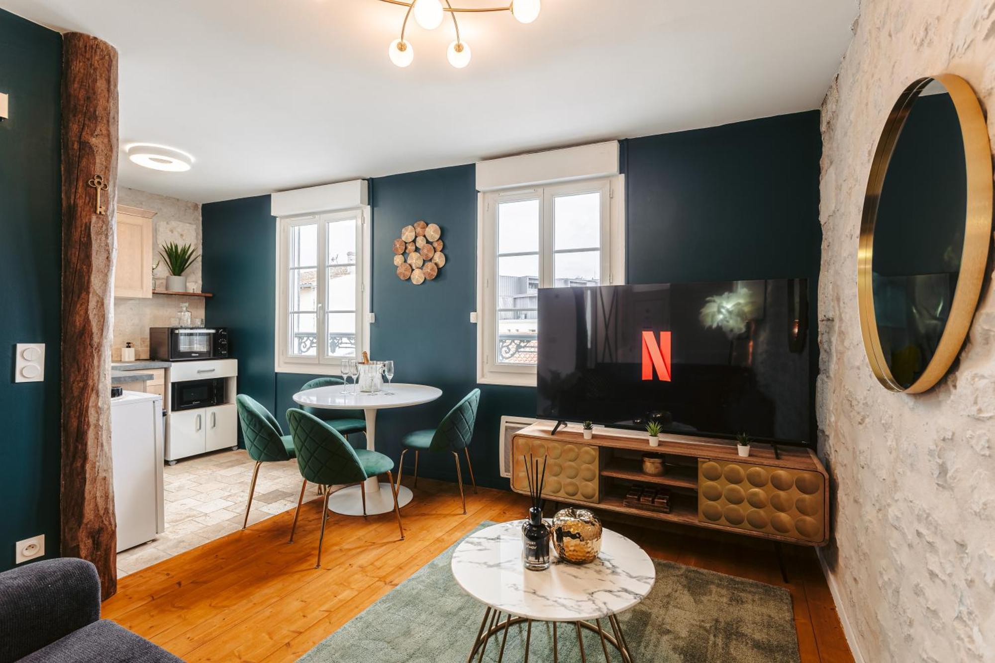 Gatsby - Elegant, Central, Fibre, Tv 4K, Netflix, Literie Confortable La Rochelle  Exteriér fotografie